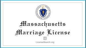 image of MA marriage license 